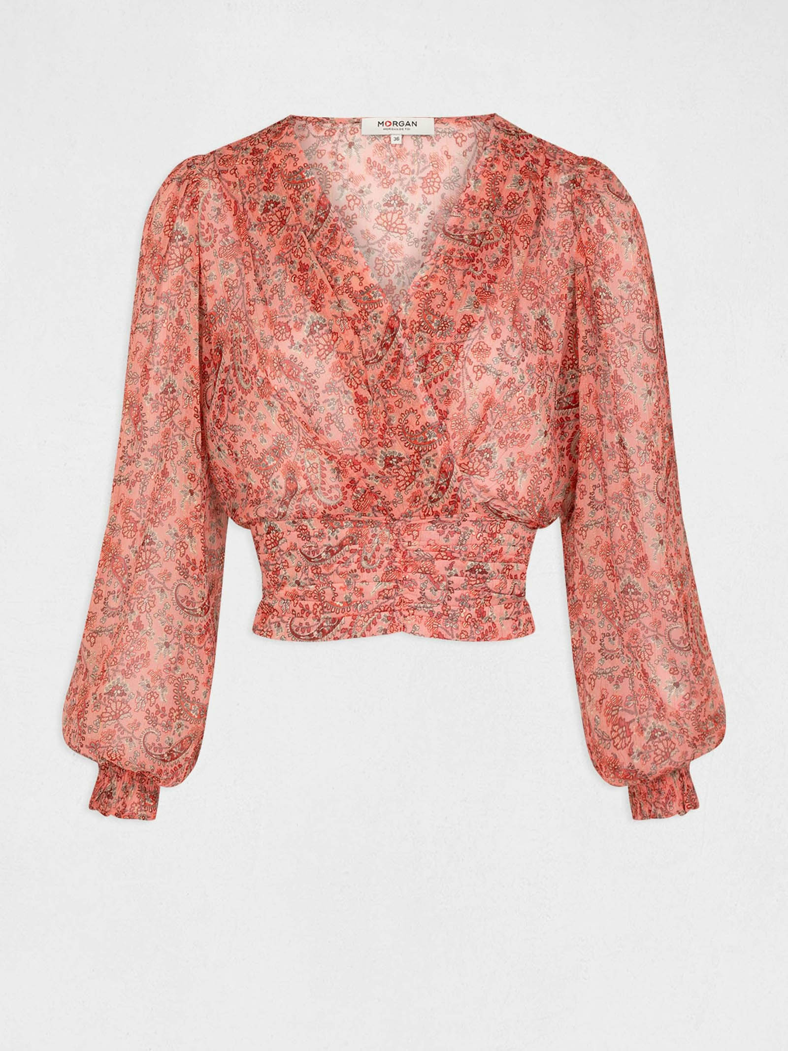 Printed long-sleeved blouse OEYAL.F MORGAN DE TOI OEYAL.F